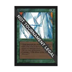 WOTC MtG International Ed. Wall of Ice (U) NM - Image 1
