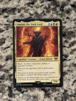Sauron, the Dark Lord Universes Beyond: the Lord of the Rings MTG MINT - Image 1