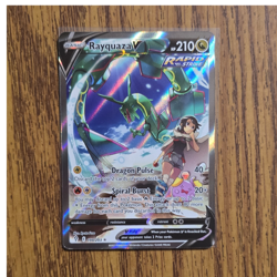 Pokemon Rayquaza V Ultra Rare Full Art 194/203 Evolving Skies Holo 210 HP Card - Image 1
