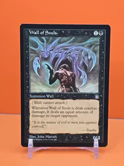 ⚫⚫⚫ 1998 MAGIC THE GATHERING WALL OF SOULS STRONGHOLD UNPLAYED ⚫⚫⚫ - Image 1