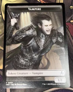 Vampire 0007 / Vampire 0008 - Double-Sided Token - MTG - INR - LP - Image 2