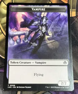Vampire 0007 / Vampire 0008 - Double-Sided Token - MTG - INR - LP - Image 3