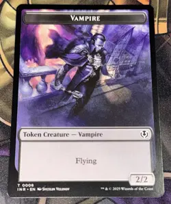 Vampire 0007 / Vampire 0008 - Double-Sided Token - MTG - INR - LP - Image 4