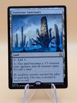 MTG: Soulstone Sanctuary | Non-Foil | Magic Foundations | Pack Fresh NM | - Image 1