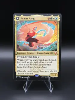 MTG Avatar Aang Aang Master of Elements Avatar Last Airbender 207 Regular - Image 1