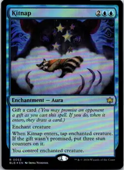 Magic the Gathering Foil Kitnap Bloomburrow MTG Free Shipping - Image 1