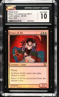 VOICE OF ALL 10th Edition Foil Rare CGC 10 MTG [Nostalgium] - Image 1