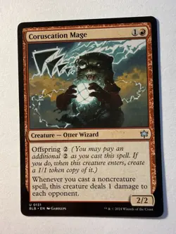 Coruscation Mage 0131 Bloomburrow BLB MTG Magic - Image 1