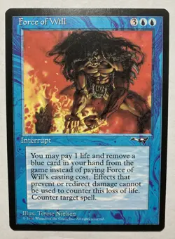 MAGIC THE GATHERING FORCE OF WILL ALLIANCES 1996 ~ LP/NM - Image 1