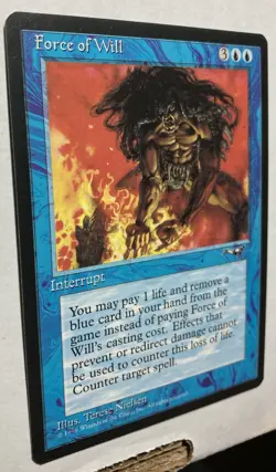 MAGIC THE GATHERING FORCE OF WILL ALLIANCES 1996 ~ LP/NM - Image 2