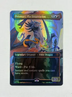 Prismari, The Inspiration NM Borderless Foil [Secrets Of Strixhaven] - Image 1