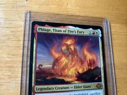 MAGIC THE GATHERING PHLAGE, TITAN OF FIRE'S FURY-LEGENDARY CREATURE-Regular#197 - Image 3