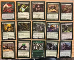 Fynn, the Fangbearer EDH Commander Deck Deathtouch MTG, Mono Green Toxic - Image 1