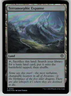 Terramorphic Expanse Foil Common Secrets of Strixhaven 265 MTG Near Mint 2026 - Image 1