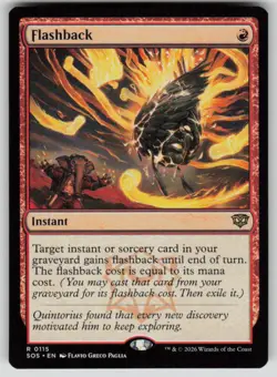 Flashback Rare Secrets of Strixhaven 115 MTG Near Mint 2026 - Image 1