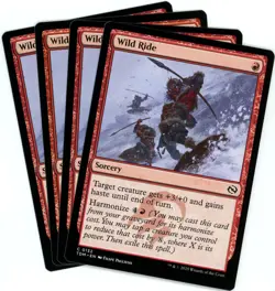 x4 Wild Ride - 0132 - Tarkir Dragonstorm - MTG - NM/M - Image 1