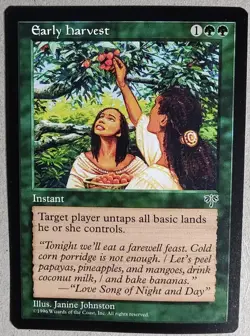 Early Harvest - Mirage (MIR) - Rare - NM - Magic the Gathering - MTG - Image 1