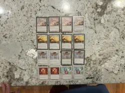 Mtg Rare Lot x16 - Magic The Gathering Cru Sade Honor The Pure White Rares Mp-Hp - Image 1