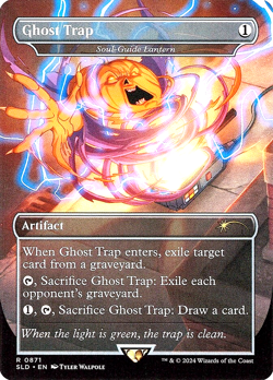 MTG Soul-Guide Lantern 871 Rare Foil Borderless Secret Lair Drop Ghostbusters - Image 1