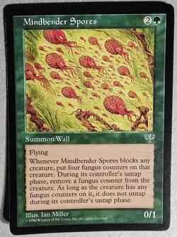 Mindbender Spores - Mirage (MIR) - Rare - NM - Magic the Gathering - MTG - Image 1