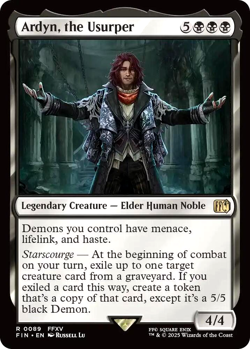 MTG Ardyn, the Usurper 89 Rare Foil Final Fantasy - Image 1