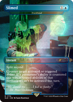 MTG Trickbind 1774 Rare Foil Borderless Secret Lair Drop Ghostbusters - Image 1
