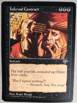 Infernal Contract - Mirage (MIR) - Rare - NM - Magic the Gathering - MTG - Image 1