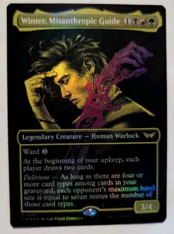 Winter, Misanthropic Guide (Showcase) Duskmourn: House of Horror Foil - MTG RARE - Image 1