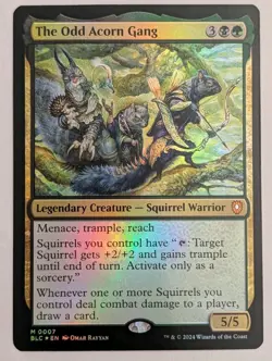 The Odd Acorn Gang Commander: Bloomburrow Foil - MTG MYTHIC - Image 1
