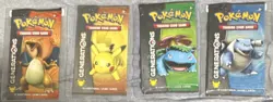 Pokemon Generations Booster Packs Lot of 4 Charizard Pikachu Venusaur Blastoise - Image 1
