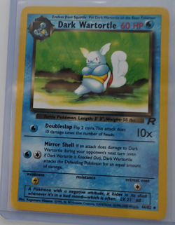 DARK WARTORTLE 46/82 UC TEAM ROCKET POKEMON UNLIMITED LP - Image 1