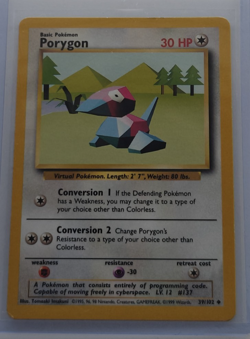Pokemon Porygon 39/102 Base Set Excellent condition - Image 1