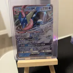Pokemon TCG Greninja GX Ultra Rare Holo SM-Forbidden Light 24/131 - Image 2