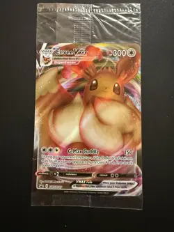 SEALED Pokemon TCG Eevee VMAX SWSH087 Sword & Shield Promo Holo Single Card - Image 1