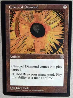 Charcoal Diamond- Mirage (MIR) - Uncommon - NM - Magic the Gathering - MTG - Image 1