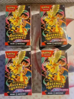 Pokemon TCG Ascended Heroes Booster Bundle - Lot of 4 - New Factory Sealed - Image 1
