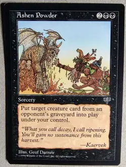 Ashen Powder - Mirage (MIR) - Rare - NM - Magic the Gathering - MTG - Image 1