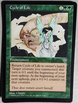 Cycle of Life - Mirage (MIR) - Rare - NM - Magic the Gathering - MTG - Image 1