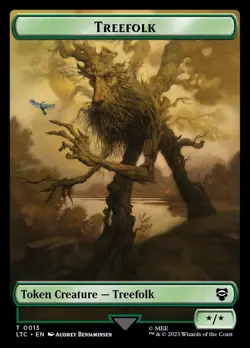 4x Treefolk / Food double-sided Token - NM - Tales of Middle-earth - MTG - Image 1