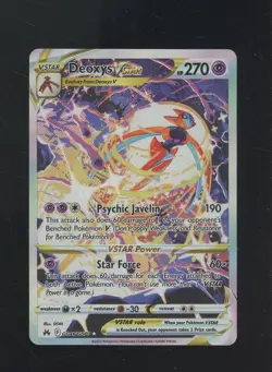 2023 Pokemon SWSH Crown Zenith Galarian Gallery #GG46 Deoxys VSTAR - Image 1