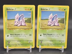 Nidoran (2) 55/102 1999 Base Set Unlimited Regular Common - Image 1