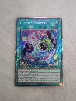 RA05-EN074 Yummy☆Surprise Platinum Secret Rare 1st Ed YuGiOh - Image 1