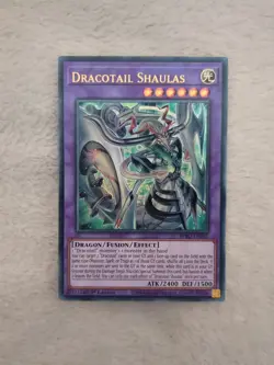 BPRO-EN037 Dracotail Shaulas Ultra Rare 1st Edition YuGiOh NEW! - Image 1