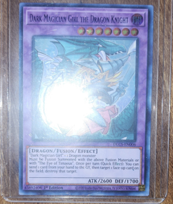 Konami Yu-Gi-Oh! TCG Dark Magician Girl the Dragon Knight DLCS-EN006 1st Edition - Image 1