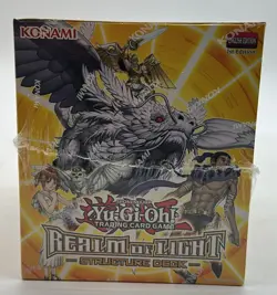 YU-GI-OH! REALM OF LIGHT STRUCTURE DECK 1ST EDITION SEALED DISPLAY - Image 4