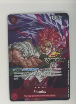 2025 One Piece EN CS 25-26 Event Pack Finalist #083 Shanks - Image 1