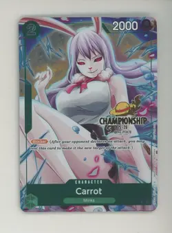 One Piece TCG Carrot P-070 CS CHAMPIONSHIP FINALIST PROMO - Image 1