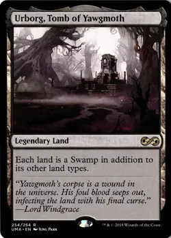 Urborg, Tomb of Yawgmoth Ultimate Masters Regular Legendary Land Black Magic MTG - Image 1