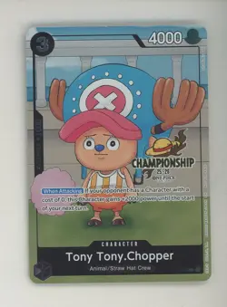 2025 One Piece En Championship 25-26 Event Pack #065 Tony Tony Chopper - Image 1