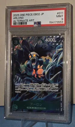 Arlong 011 Alternate Art One Piece Japanese PSA 10 EB02 - Image 1